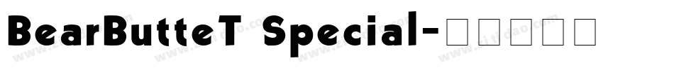 BearButteT Special字体转换